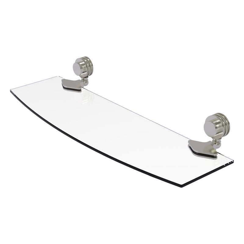 Venus Collection Glass Shelf with Dotted Accents