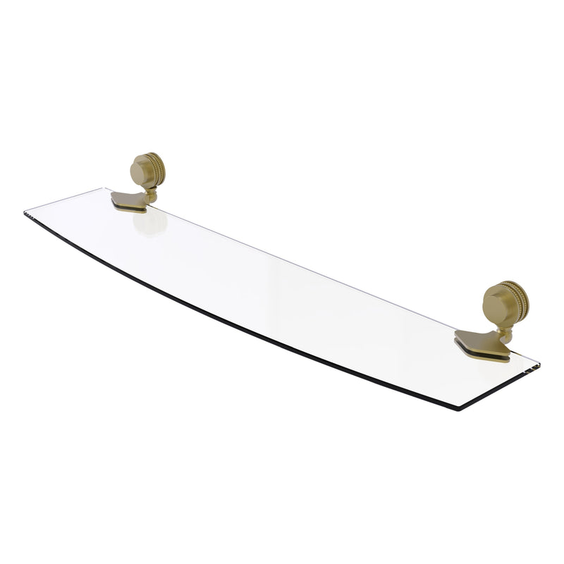 Venus Collection Glass Shelf with Dotted Accents