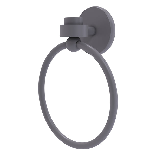 Allied Brass Satellite Orbit Towel Ring - Matte White, 6" Diameter, Solid Brass - View #8