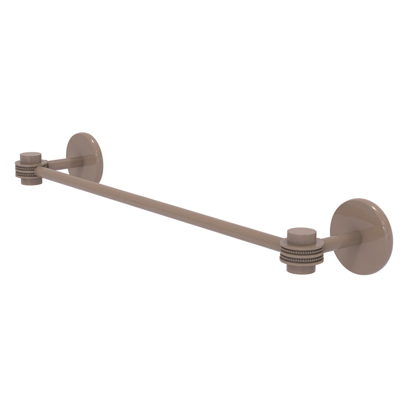 Satellite Orbit One Collection Towel Bar with Dotted Accents