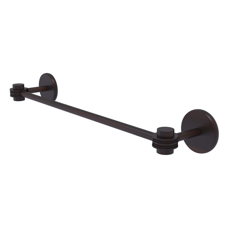 Satellite Orbit One Collection Towel Bar with Dotted Accents