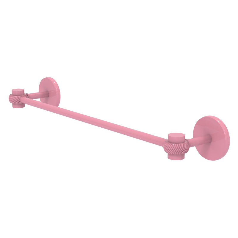 Satellite Orbit One Collection Towel Bar with Twisted Accents