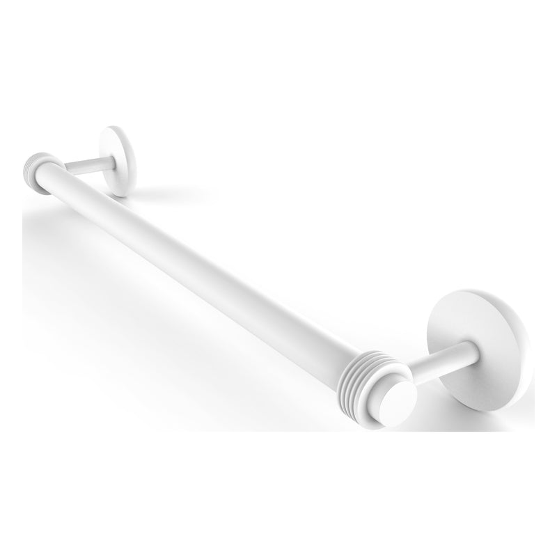 Satellite Orbit Two Collection Towel Bar with Grooved Accents