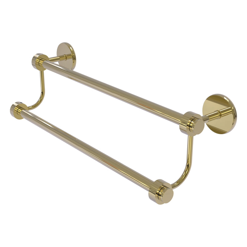 Satellite Orbit Two Collection Double Towel Bar with Smooth Accents
