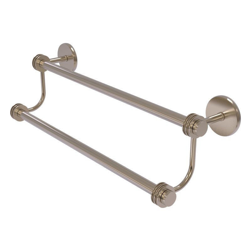Satellite Orbit Two Collection Double Towel Bar with Dotted Accents