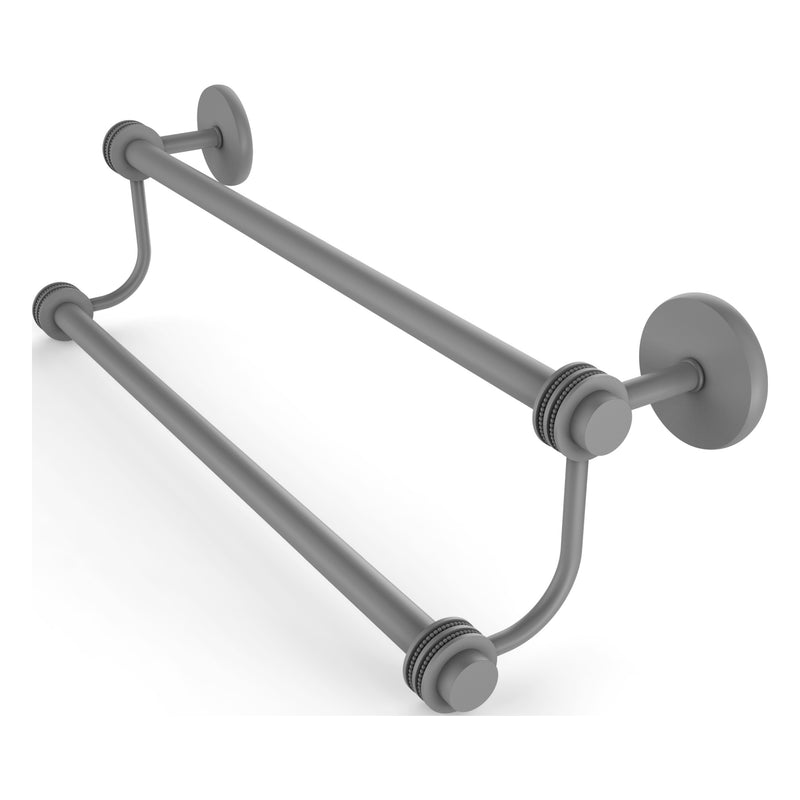 Satellite Orbit Two Collection Double Towel Bar with Dotted Accents