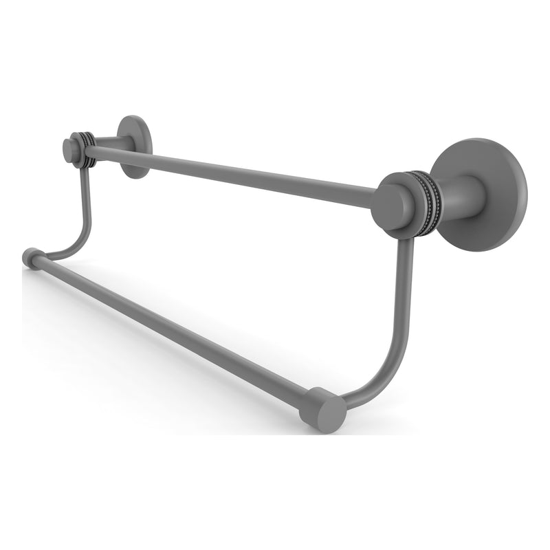 Mercury Collection Double Towel Bar with Dotted Accents