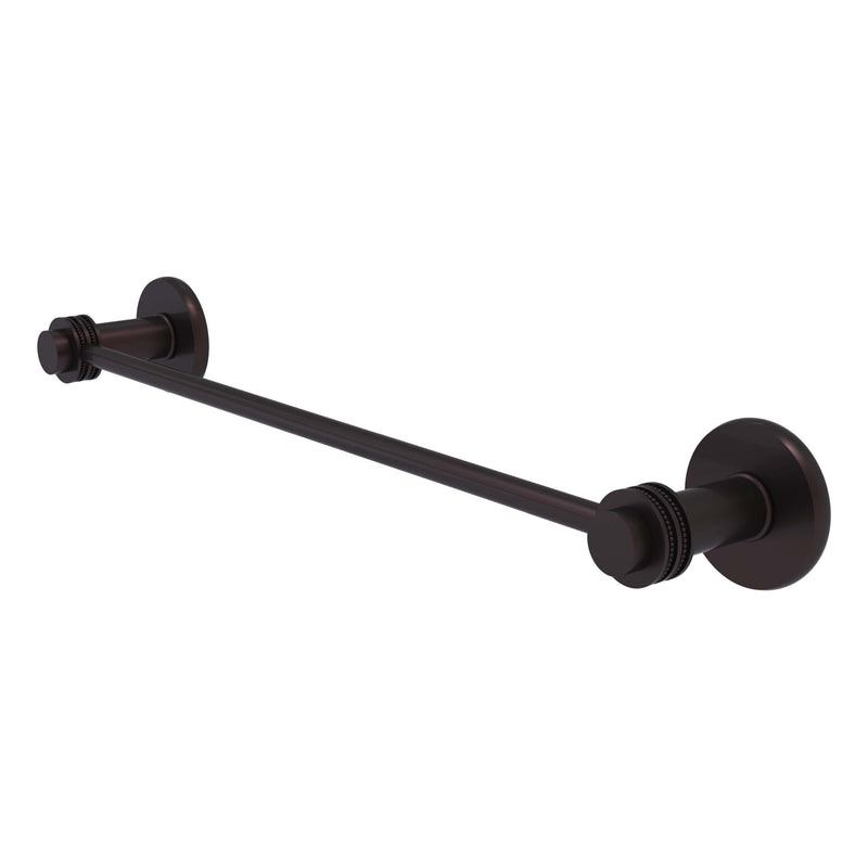 Mercury Collection Towel Bar with Dotted Accents