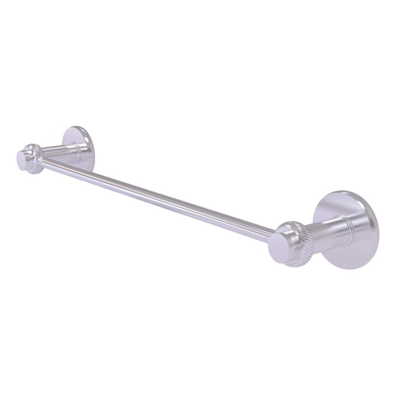 Mercury Collection Towel Bar with Twisted Accents
