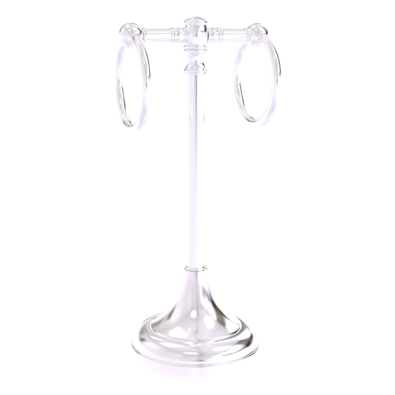 Carolina Crystal Collection 2 Ring Guest Towel Stand