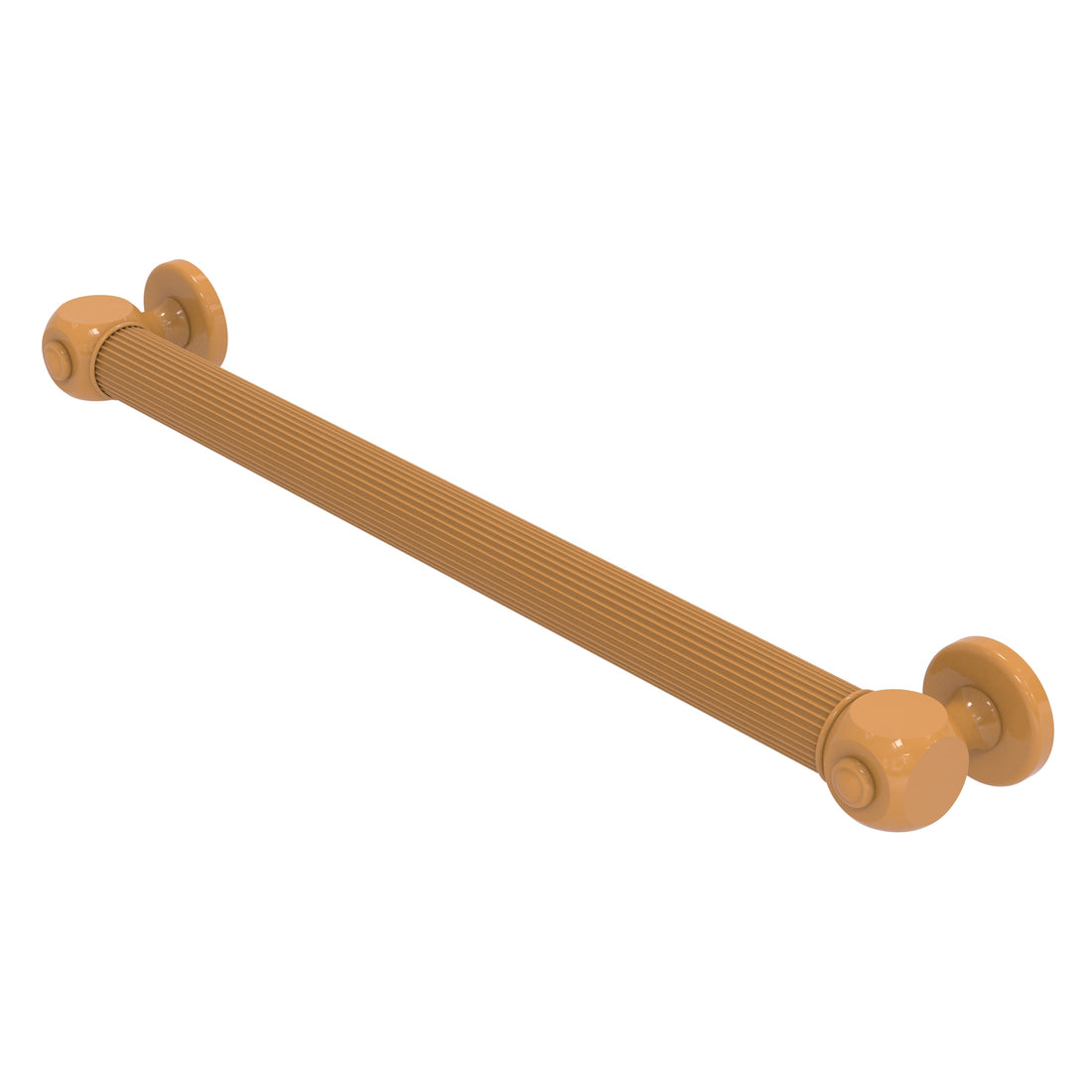 Cube Design Grab Bar with Reeded Finish