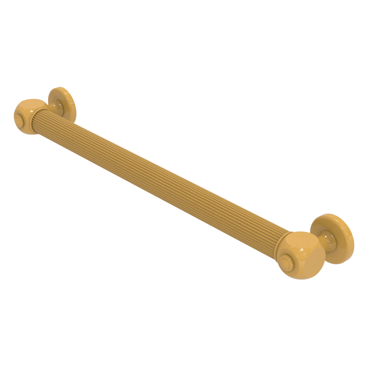 Cube Design Reeded Grab Bar - 18 inch | Allied Brass