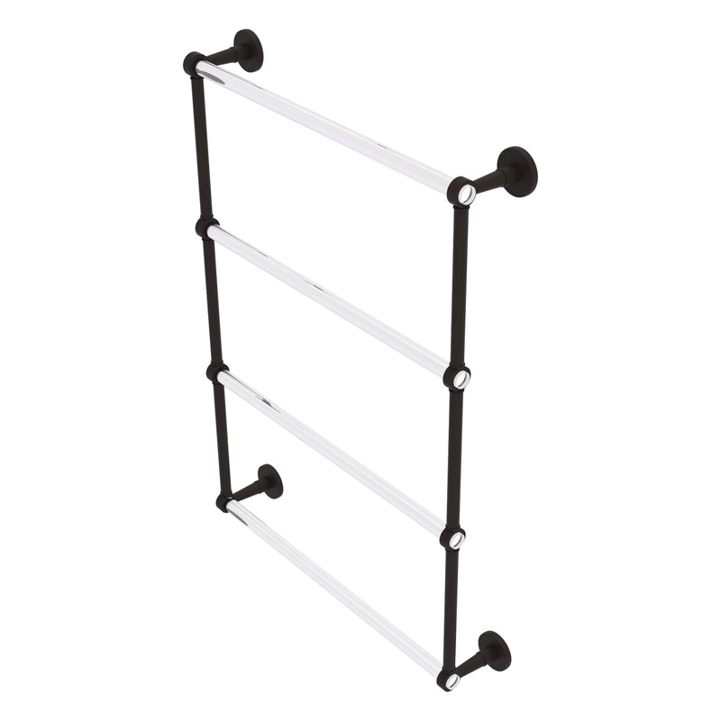 Clearview Collection 4 Tier Ladder Towel Bar with Smooth Accents