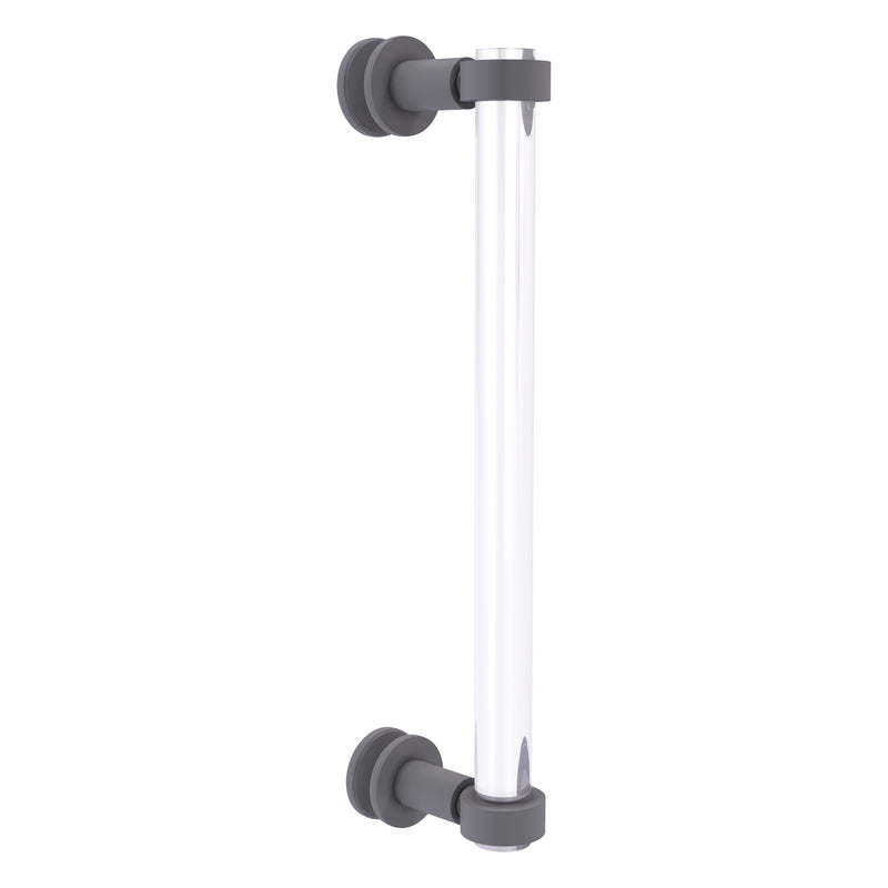 Clearview Collection Single Side Shower Door Pull with Smooth Accents