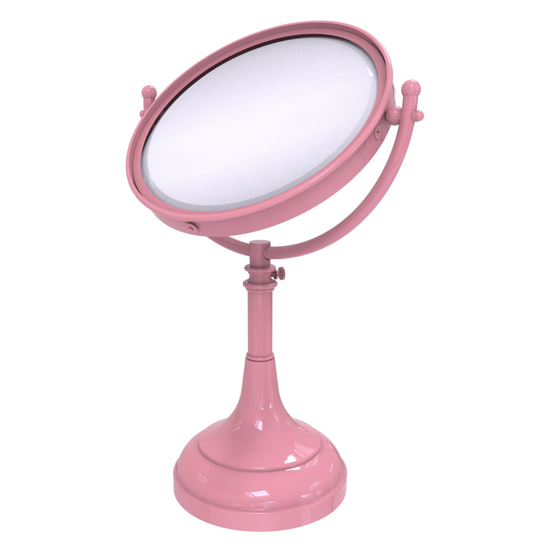 Height Adjustable 8 Inch Vanity Top Make-Up Mirror