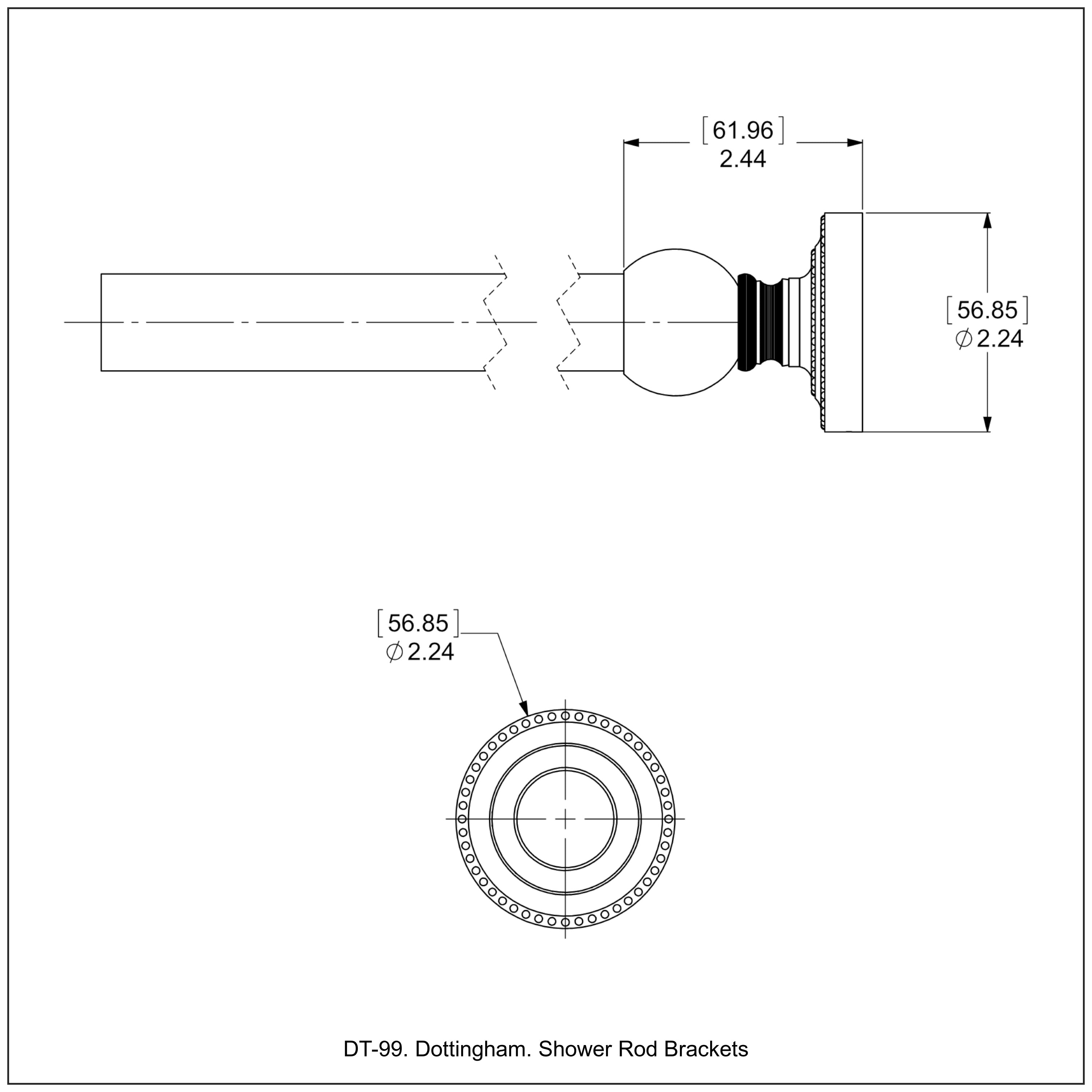 Shower Rod Brackets