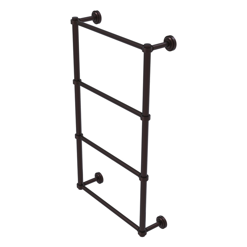 Dottingham Collection 4 Tier Ladder Towel Bar with Grooved Accents