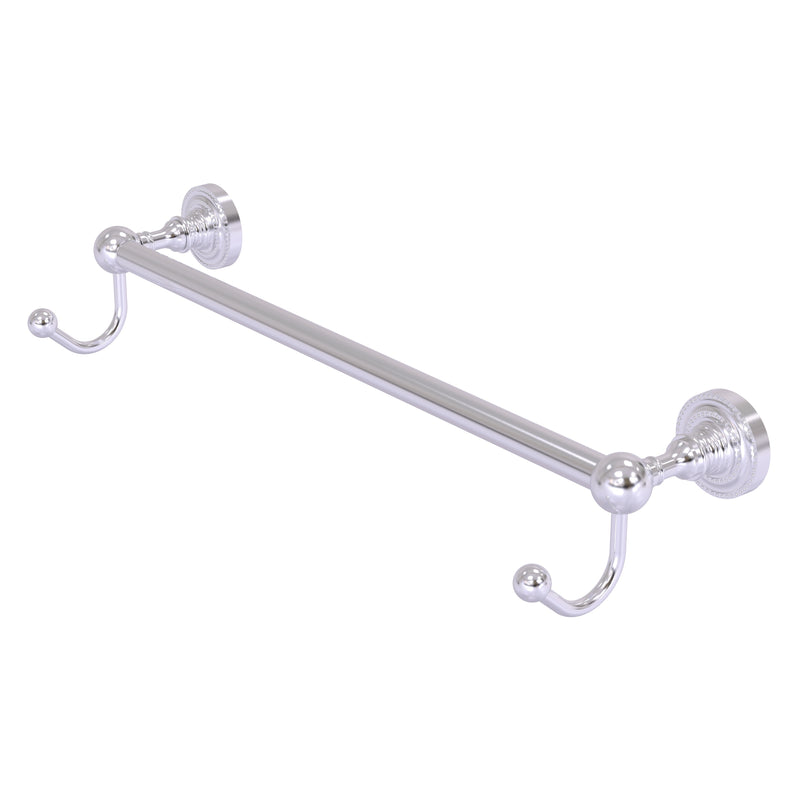 Dottingham Collection Towel Bar with Integrated Hooks