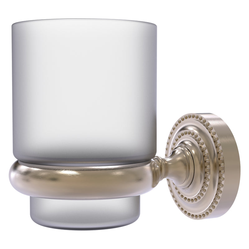 Allied Brass Dottingham Collection Wall Mounted Tumbler Holder - Satin Nickel
