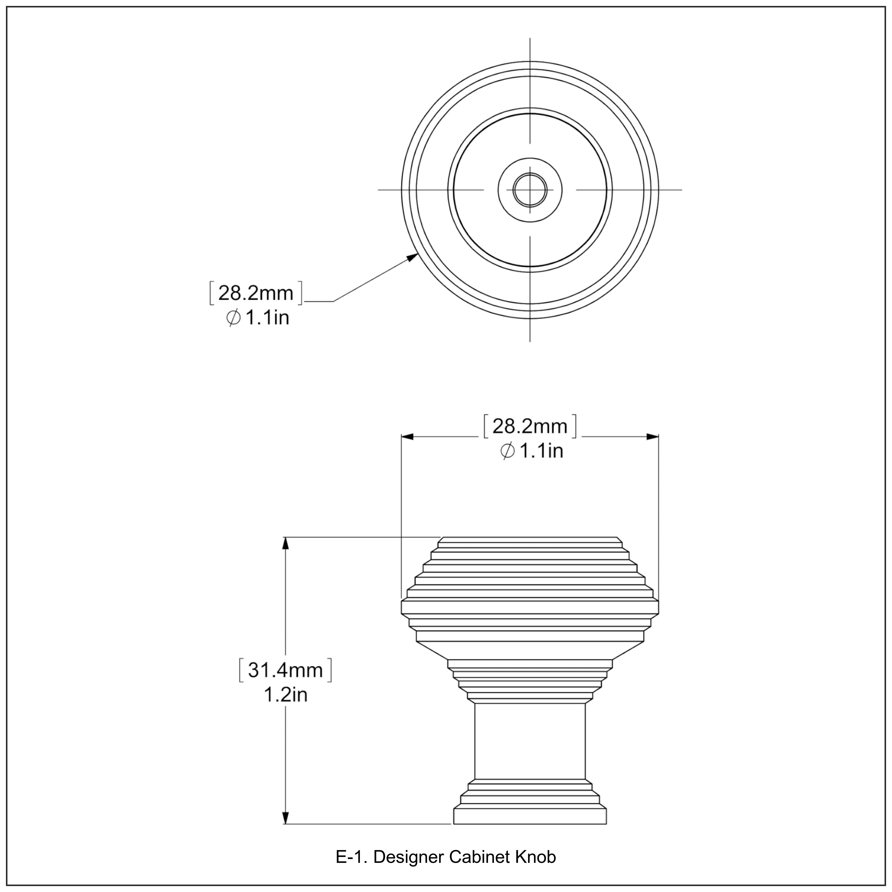 Designer Cabinet Knob