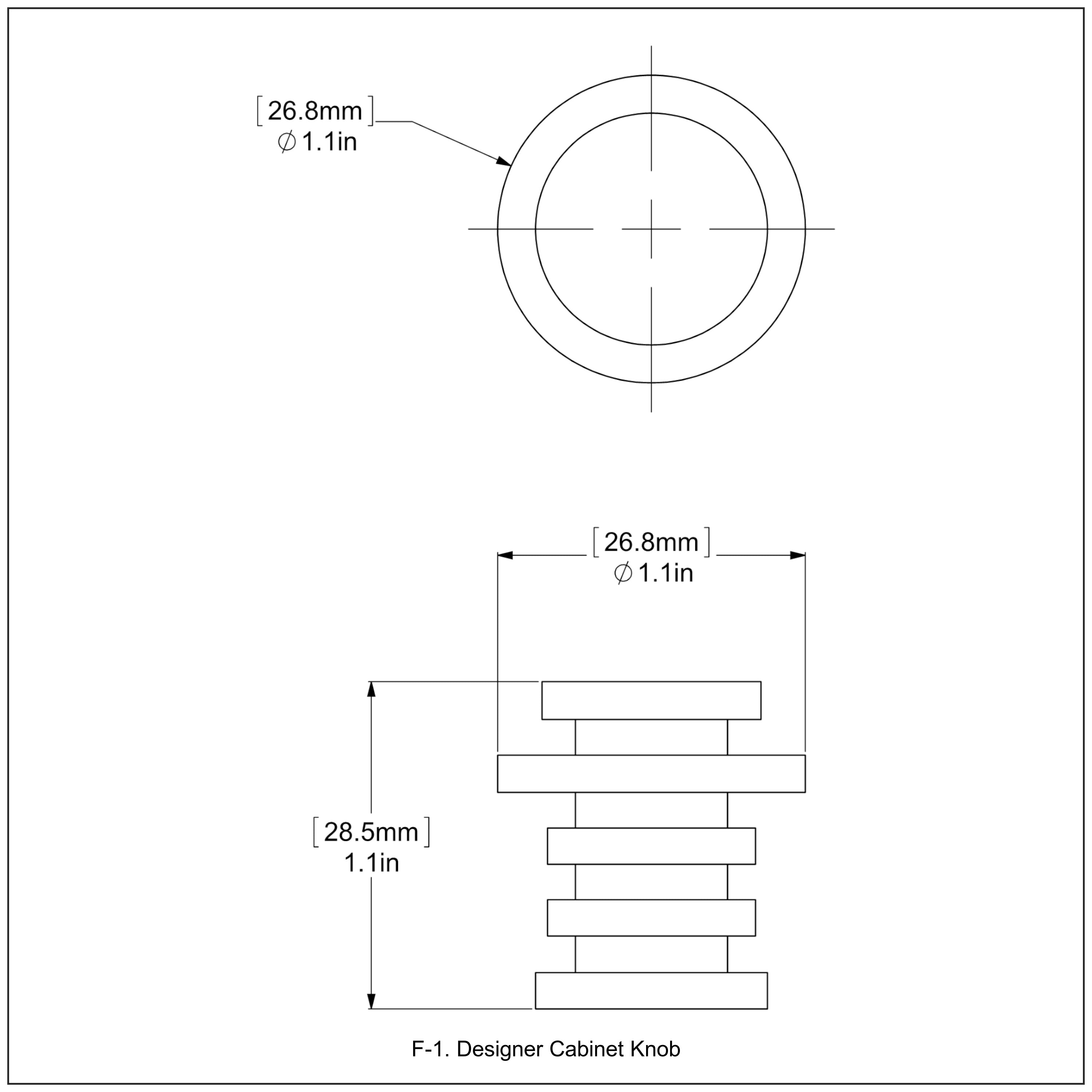 Designer Cabinet Knob