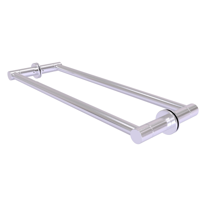 Fresno Pair Of Towel Bars For Back to Back On Glass Panel - 24 Inch