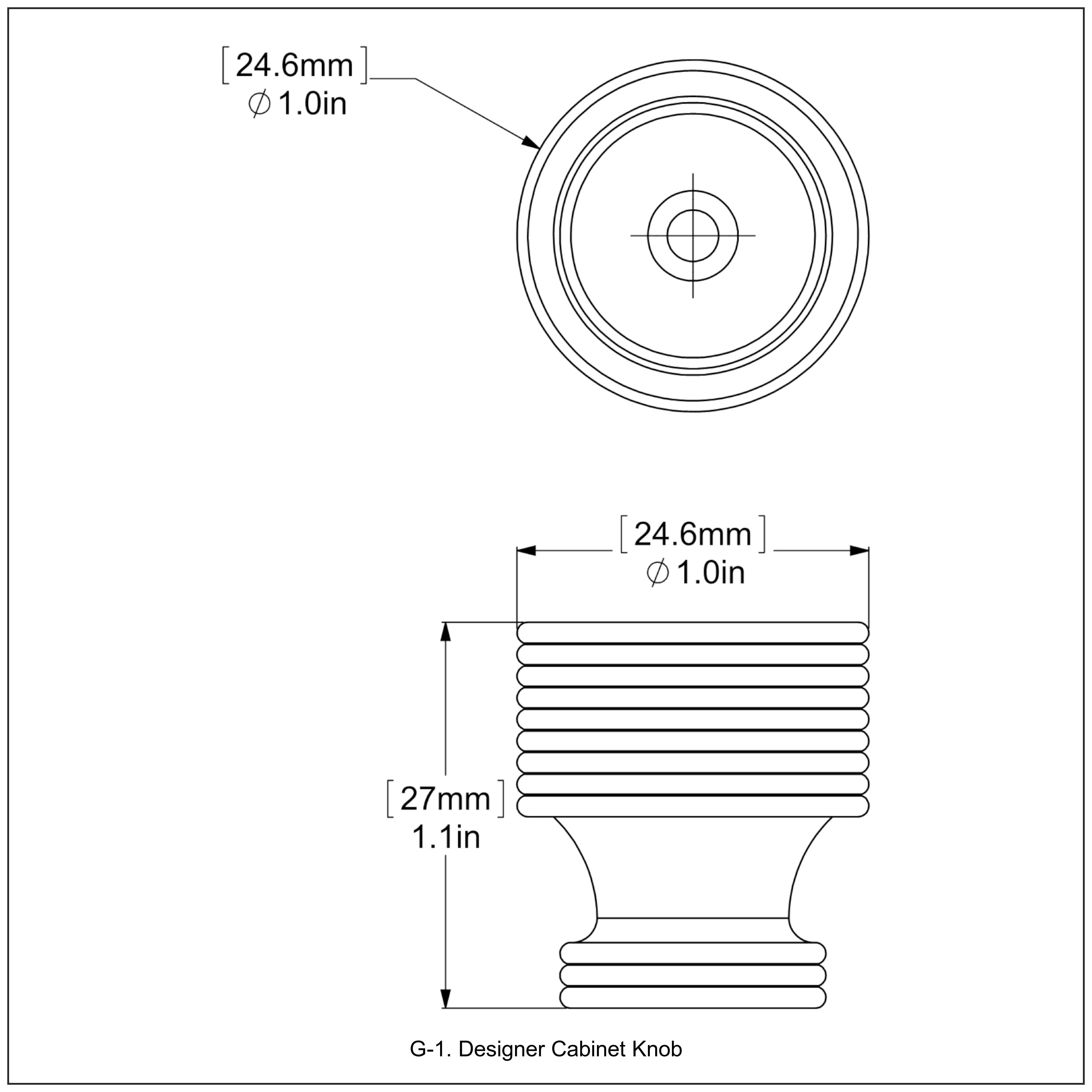 Designer Cabinet Knob