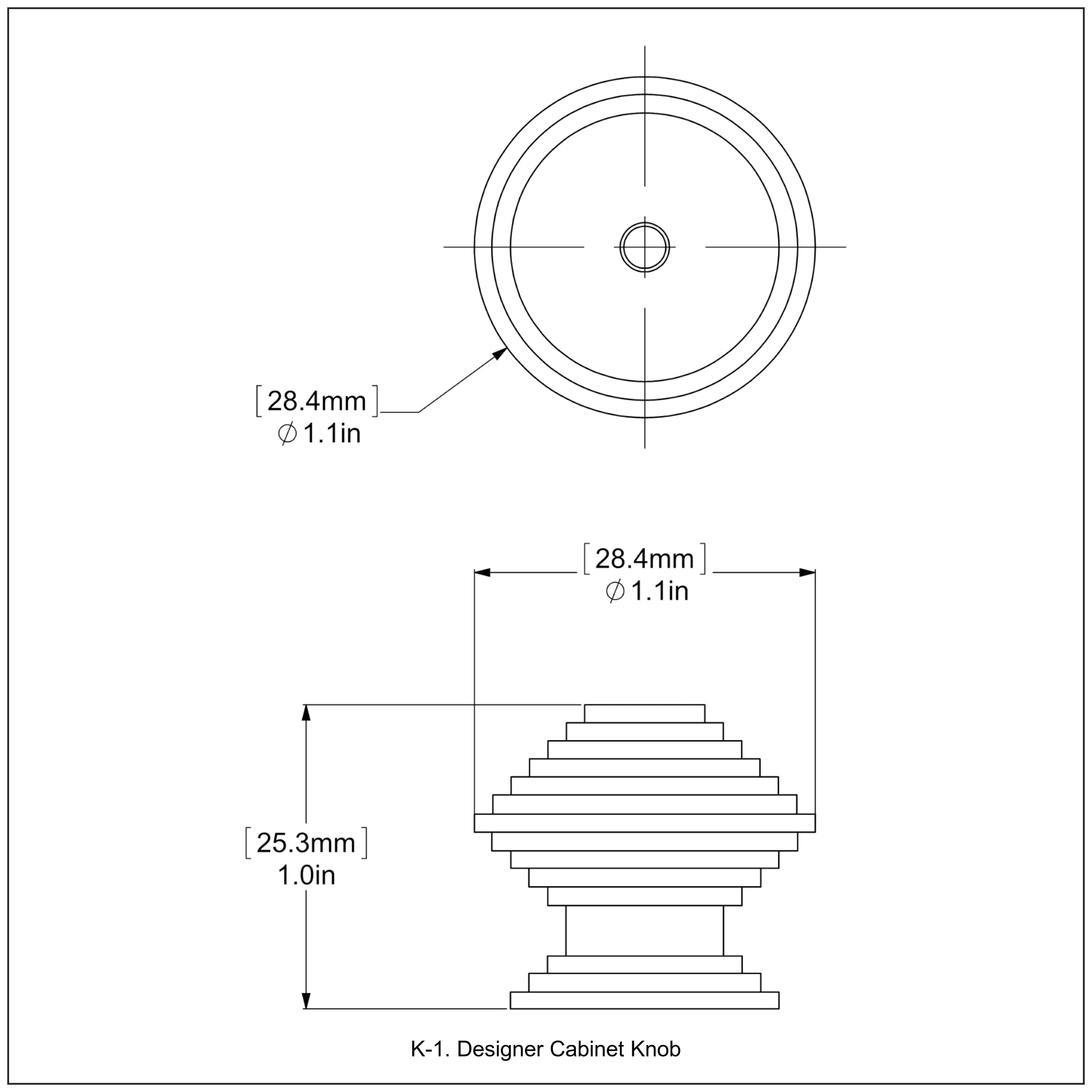 Designer Cabinet Knob