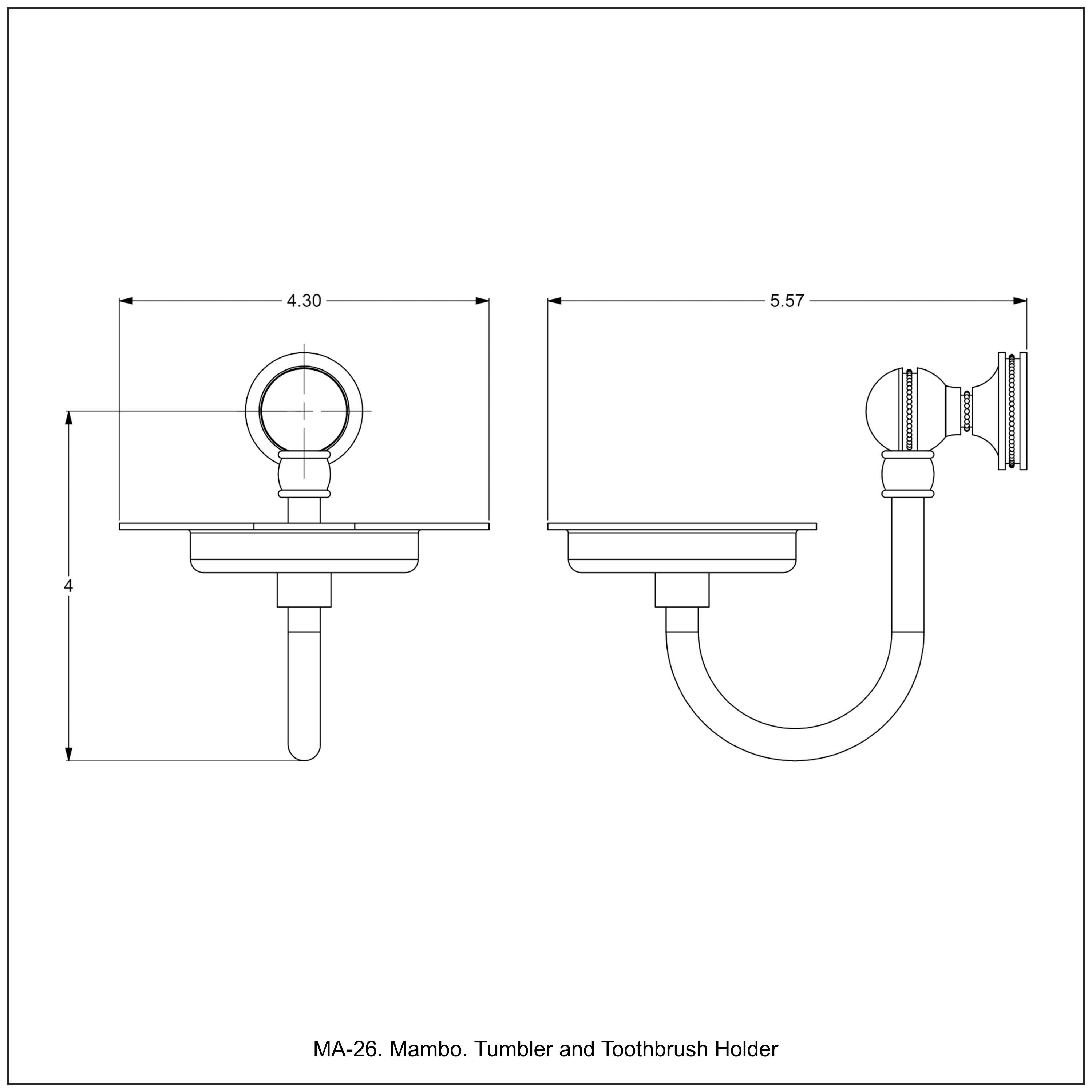 Tumbler and Toothbrush Holder