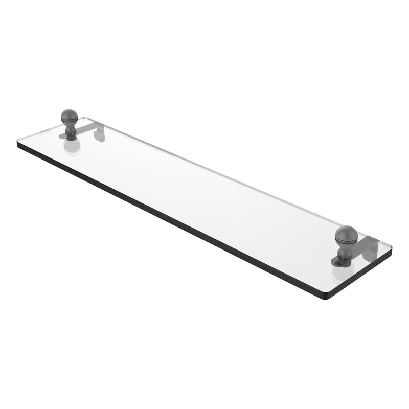Mambo Collection Glass Vanity Shelf with Beveled Edges