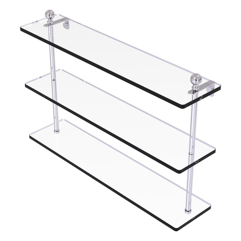 Mambo Collection Triple Tiered Glass Shelf