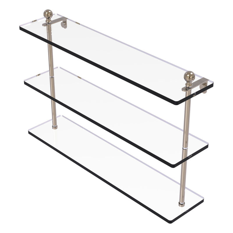 Mambo Collection Triple Tiered Glass Shelf