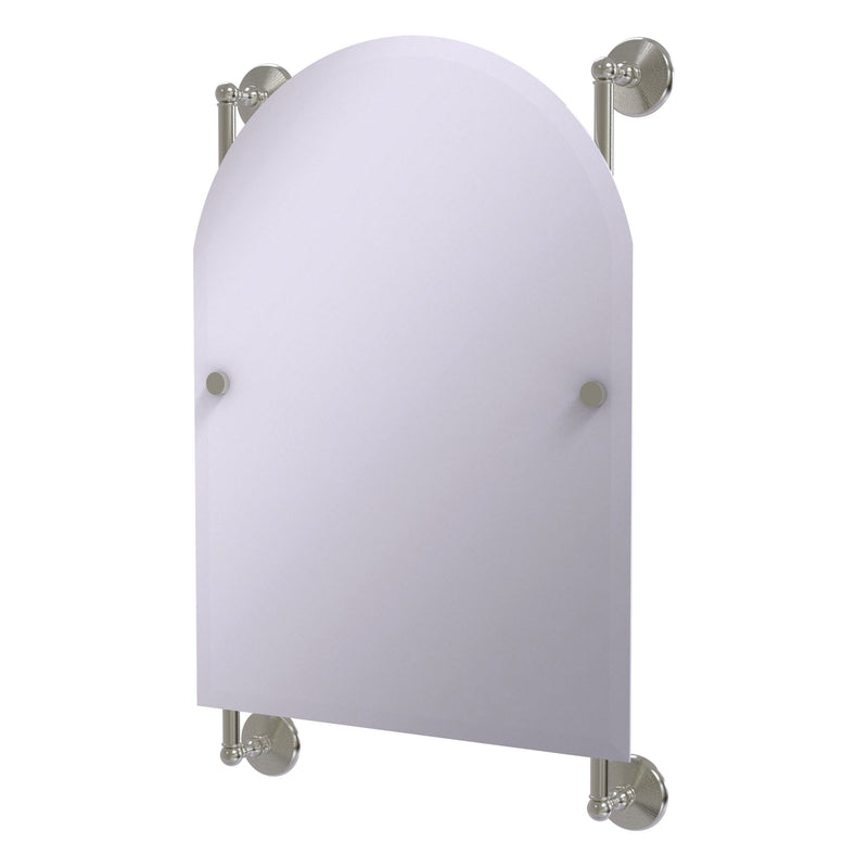 Monte Carlo Arched Top Frameless Rail Mounted Mirror