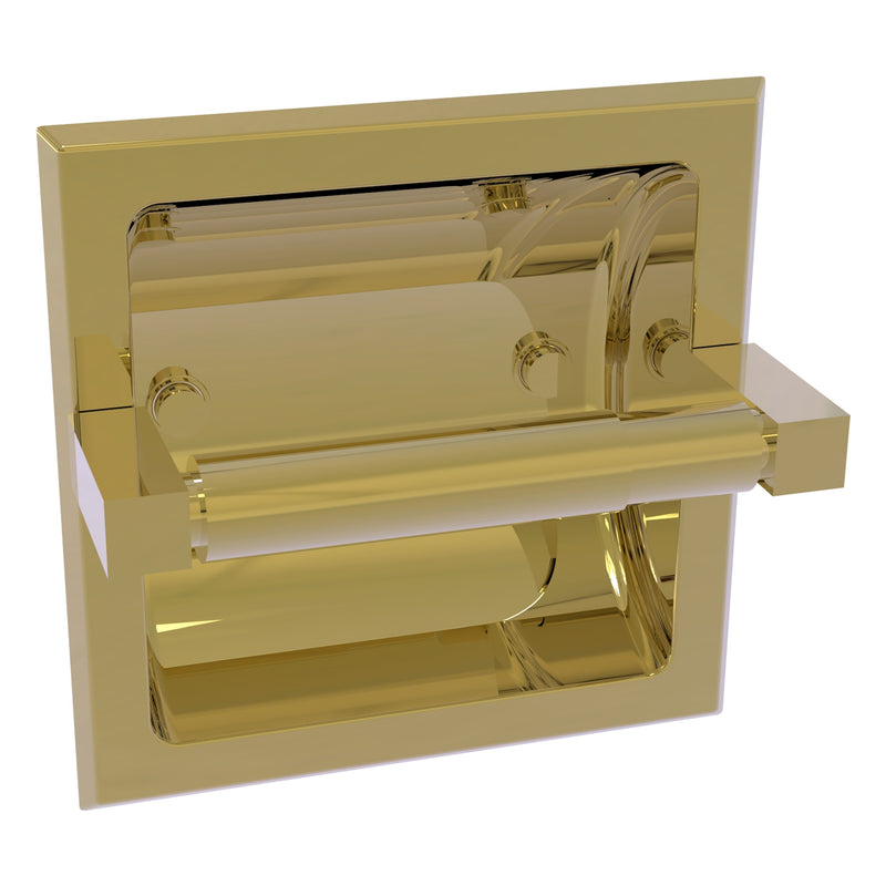 Allied Brass Monte Carlo Collection Double Post Toilet Paper Holder in  Polished Brass MC-24-PB - The Home Depot