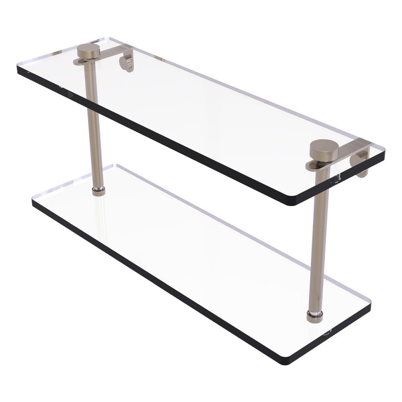 Two Tiered Glass Shelf