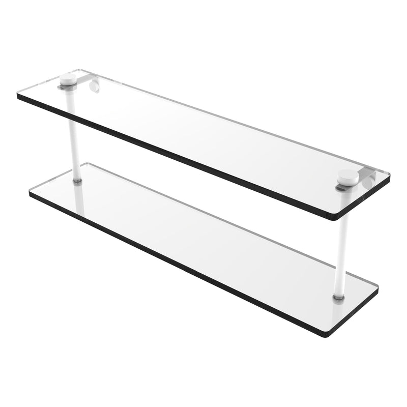 Two Tiered Glass Shelf