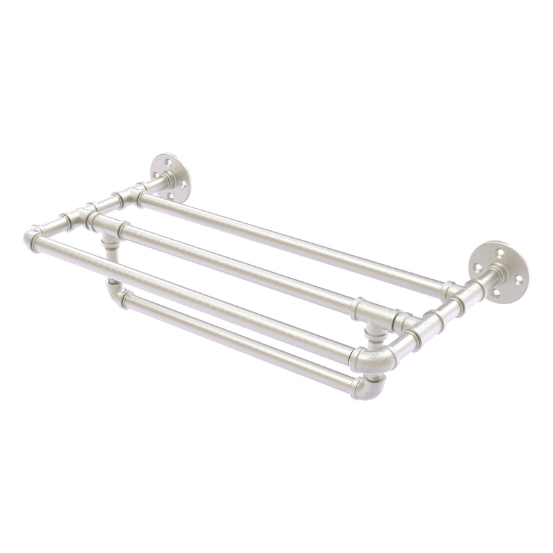 Pipeline Collection Wall Mounted Towel Shelf with Towel Bar