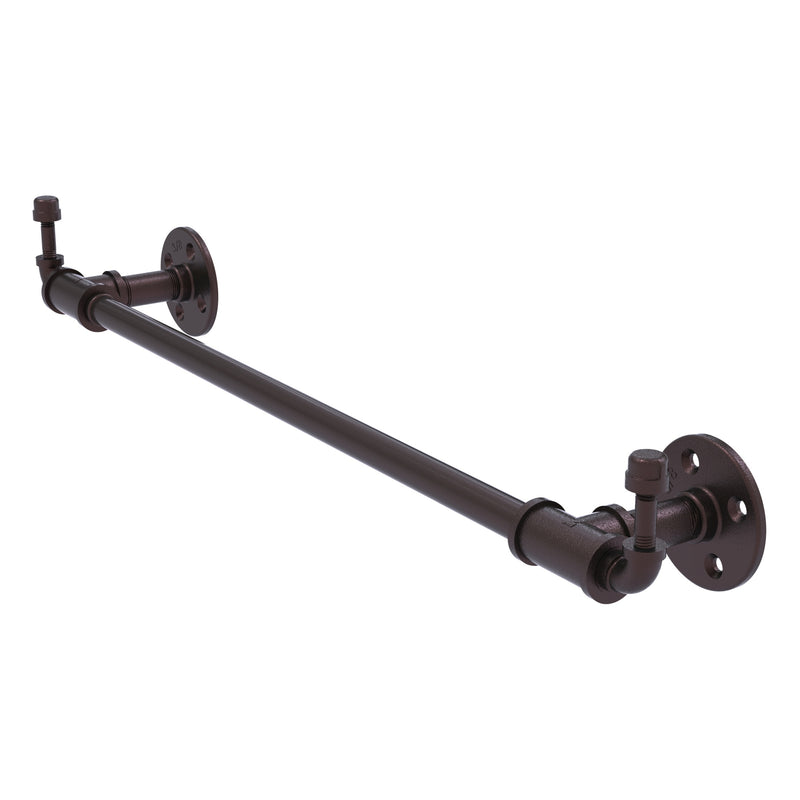 Pipeline Collection Towel Bar with Integrated Hooks