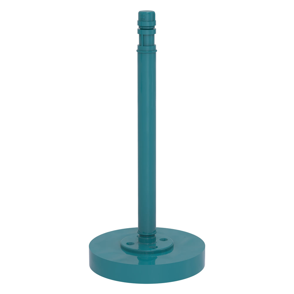 Pipeline Collection teal paper towel stand