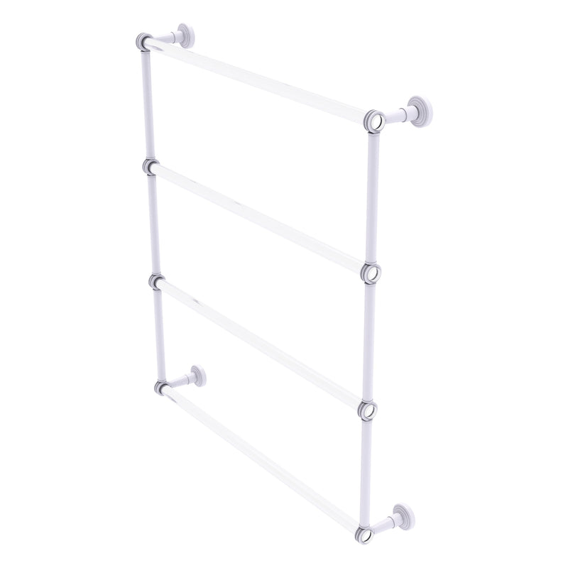 Pacific Beach Collection 4 Tier Ladder Towel Bar with Dotted Accents