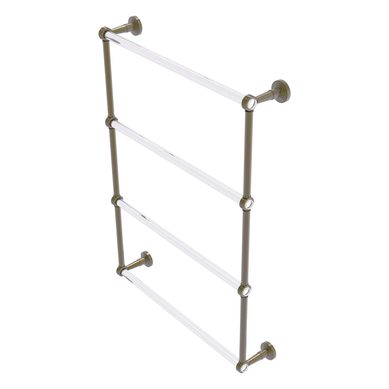 Pacific Beach Collection 4 Tier Ladder Towel Bar with Grooved Accents