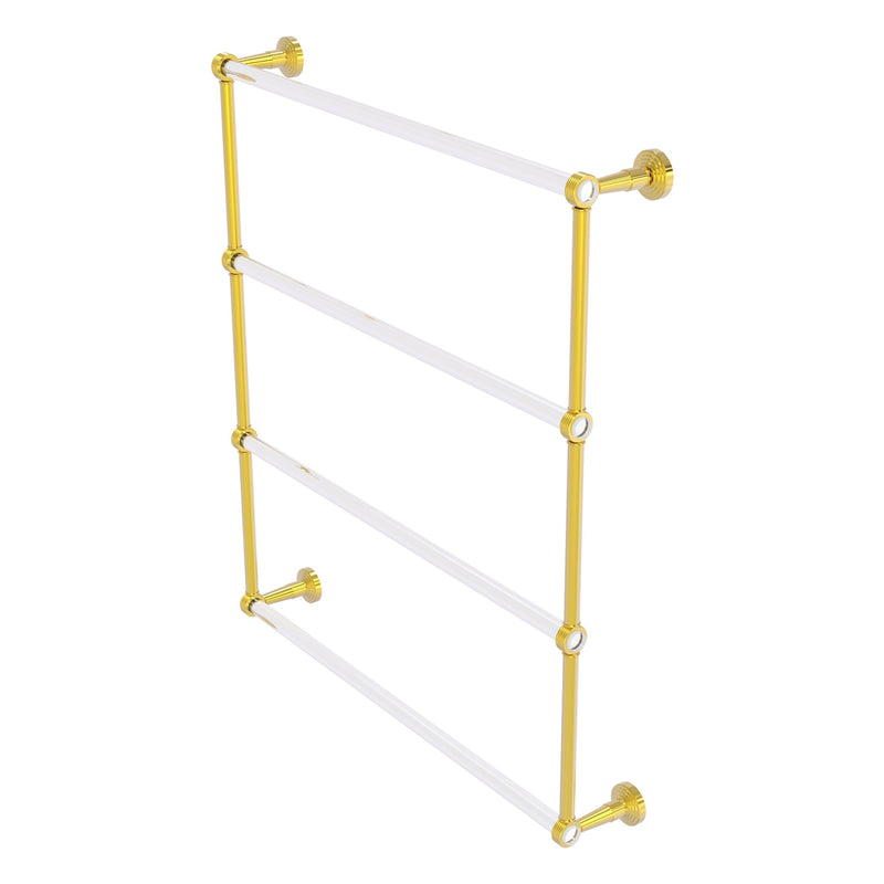 Pacific Beach Collection 4 Tier Ladder Towel Bar with Grooved Accents