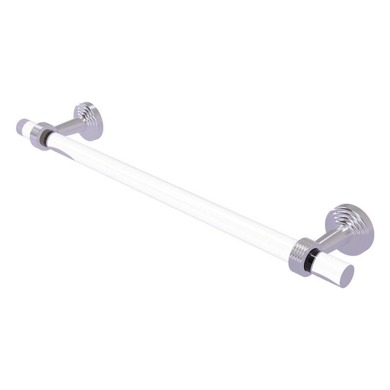 Pacific Beach Collection Towel Bar with Grooved Accents