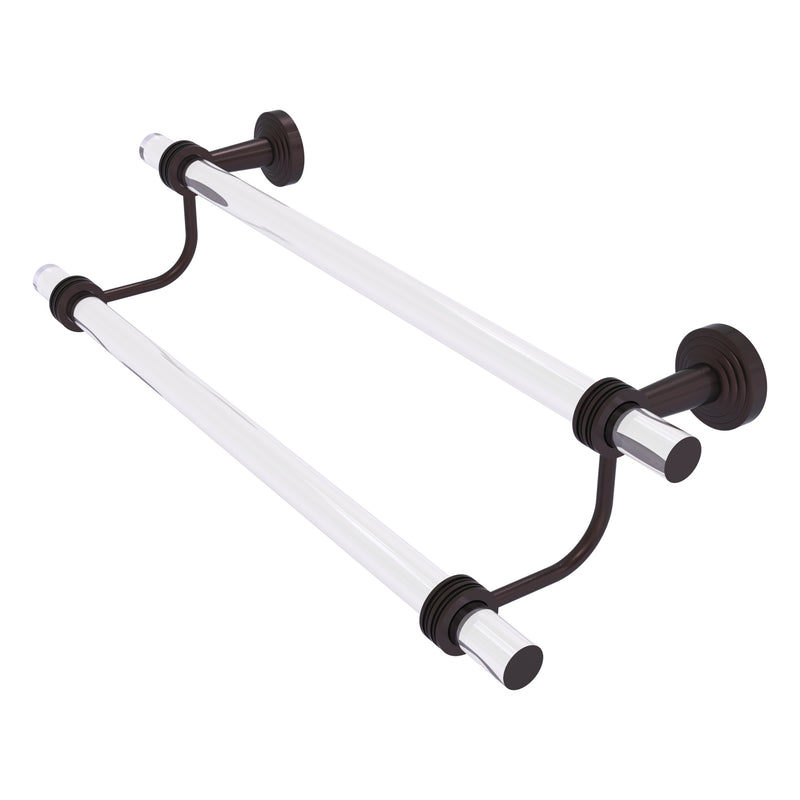Pacific Beach Collection Double Towel Bar with Dotted Accents
