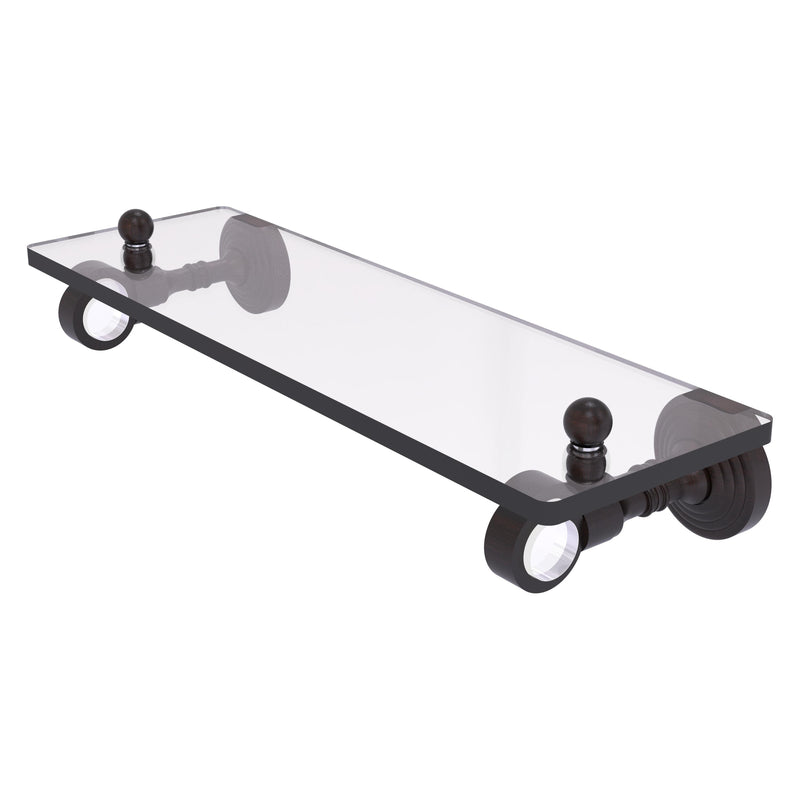Pacific Grove Collection Glass Shelf with Smooth Accents