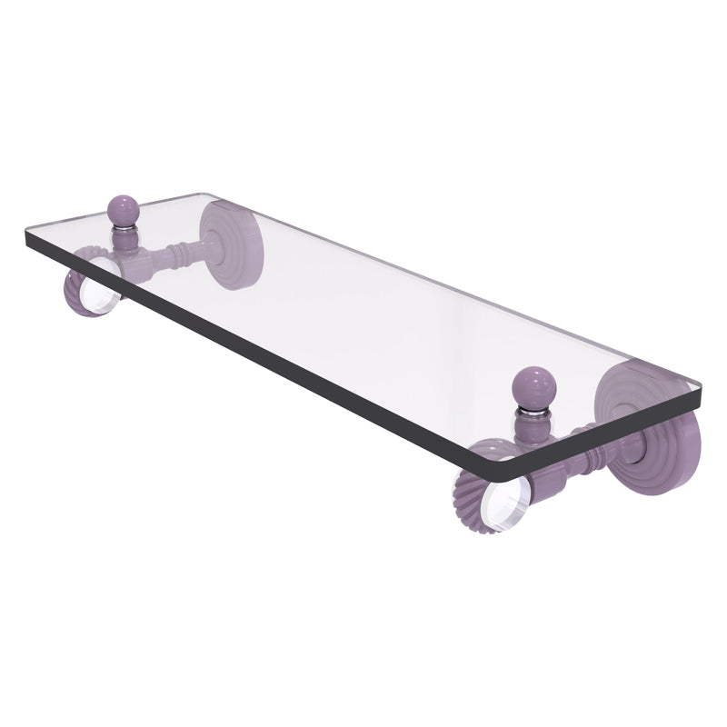 Pacific Grove Collection Glass Shelf with Twisted Accents
