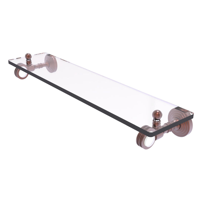 Pacific Grove Collection Glass Shelf with Dotted Accents