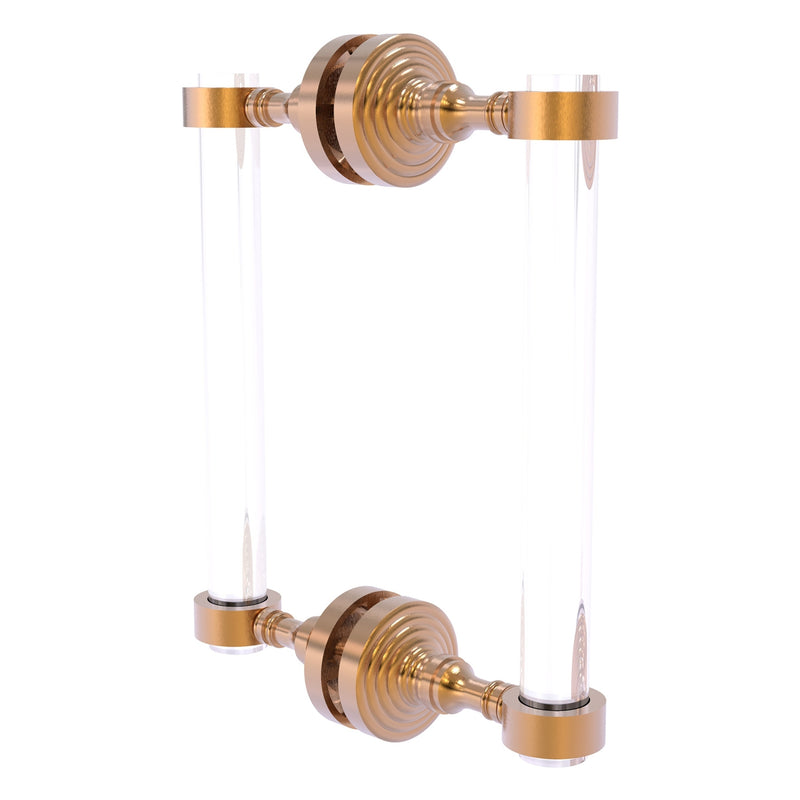 Pacific Grove Collection Back to Back Shower Door Pull with Smooth Accents