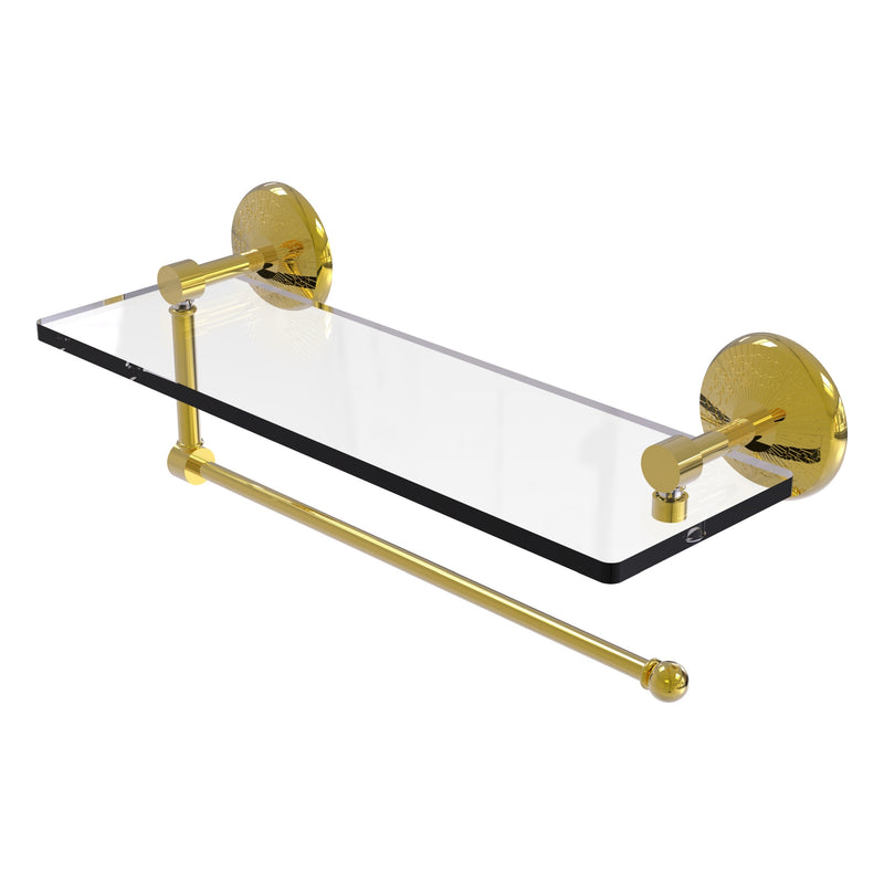 Prestige Monte Carlo Collection Paper Towel Holder with Glass Shelf