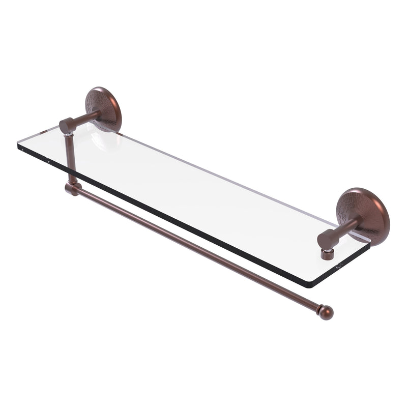 Prestige Monte Carlo Collection Paper Towel Holder with Glass Shelf
